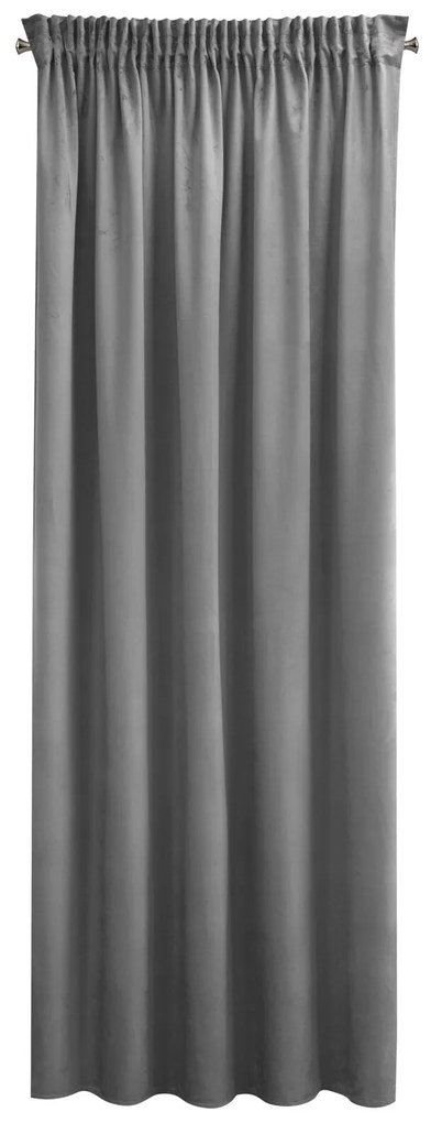 ZATEMŇOVACÍ ZÁVES NA PÁSKE PIERRE CARDIN SIBEL 140X270 CM SIVÁ