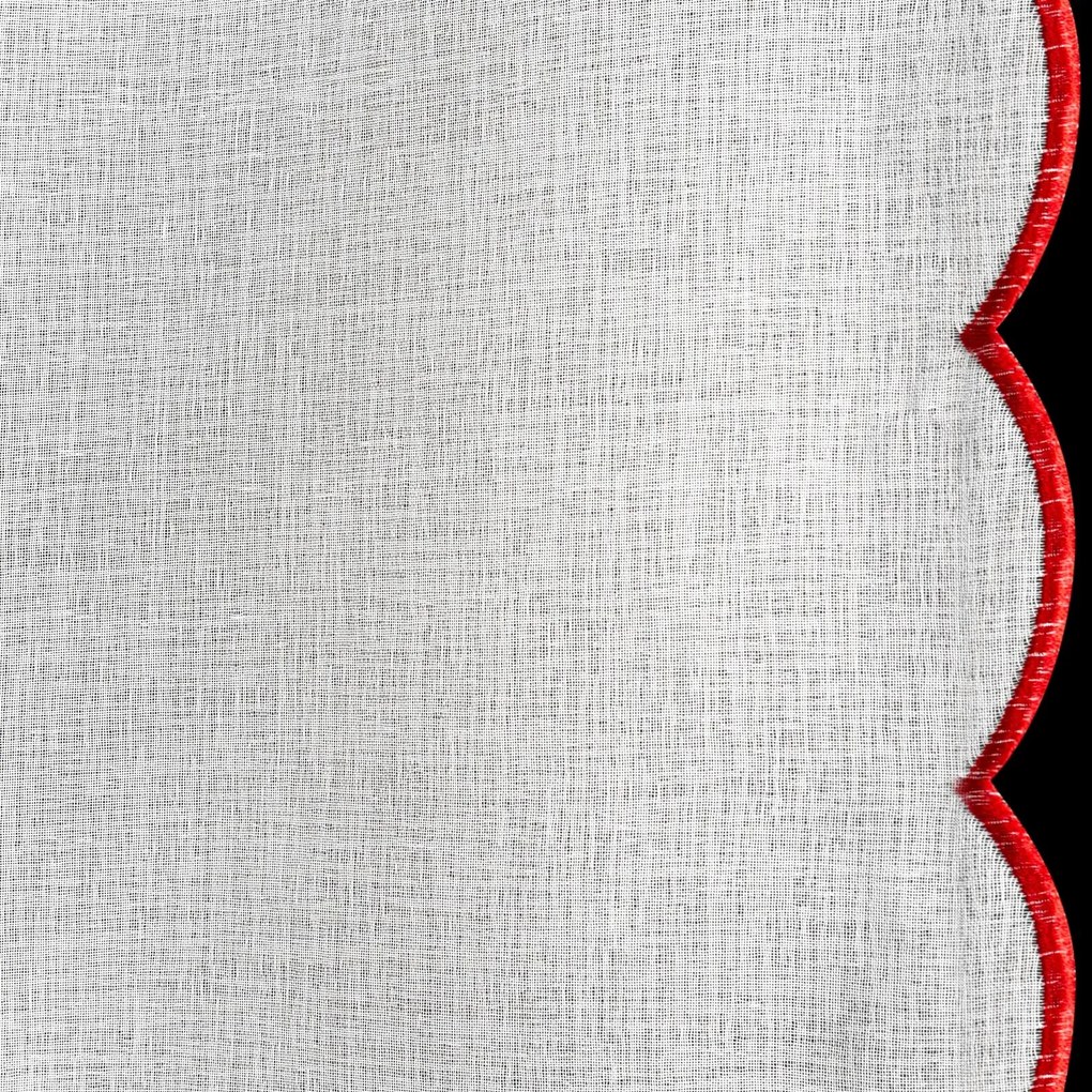 ZÁCLONA NA PÁSKE IRINA 140X180 CM ČERVENÁ