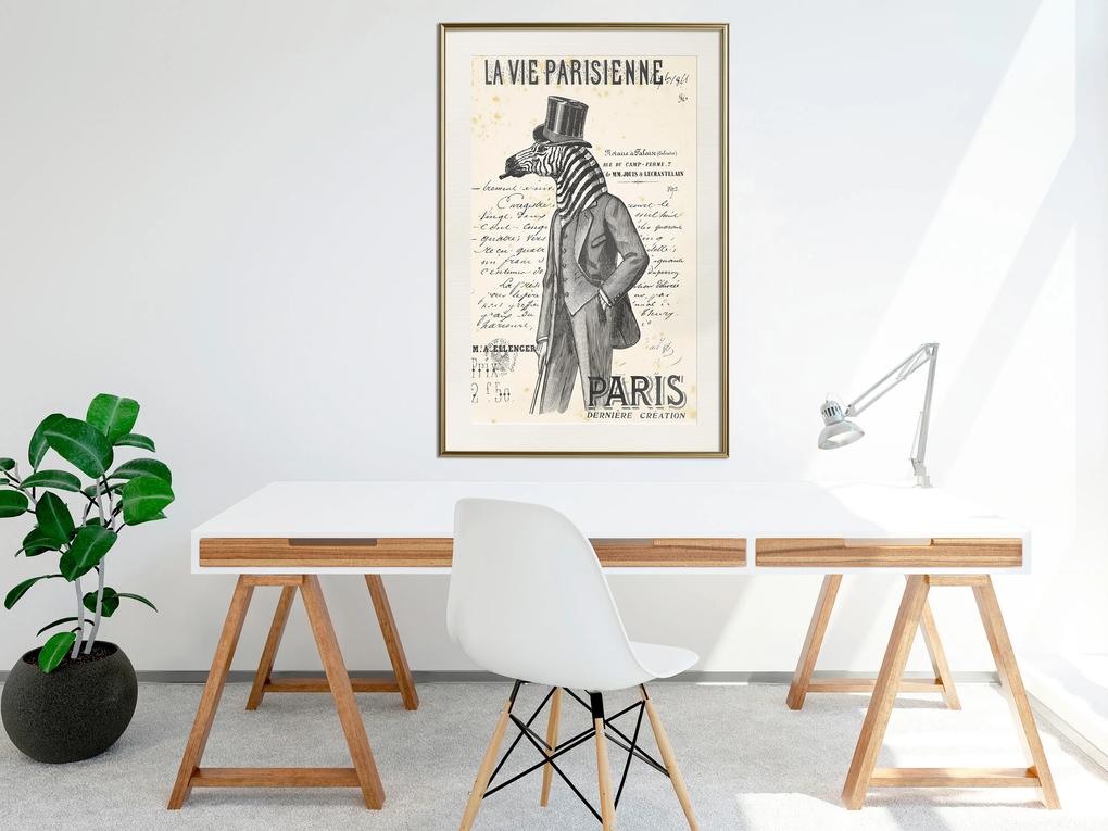 Artgeist Plagát - La Vie Parisienne [Poster] Veľkosť: 30x45, Verzia: Čierny rám s passe-partout
