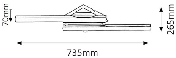 Rabalux 5895 - LED Kúpeľňové nástenné svietidlo ANTONIA 2xLED/12W