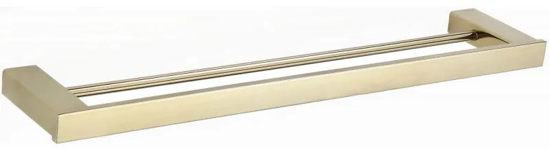 Mexen príslušenstvo, Pavo dvojitý držiak na uterák, zlatá, 7030425-50