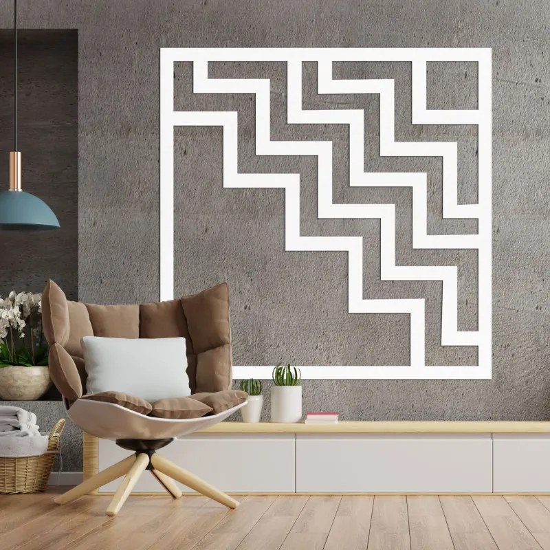 Geometrická nástenná dekorácia štvorec | SENTOP HDF0397-A