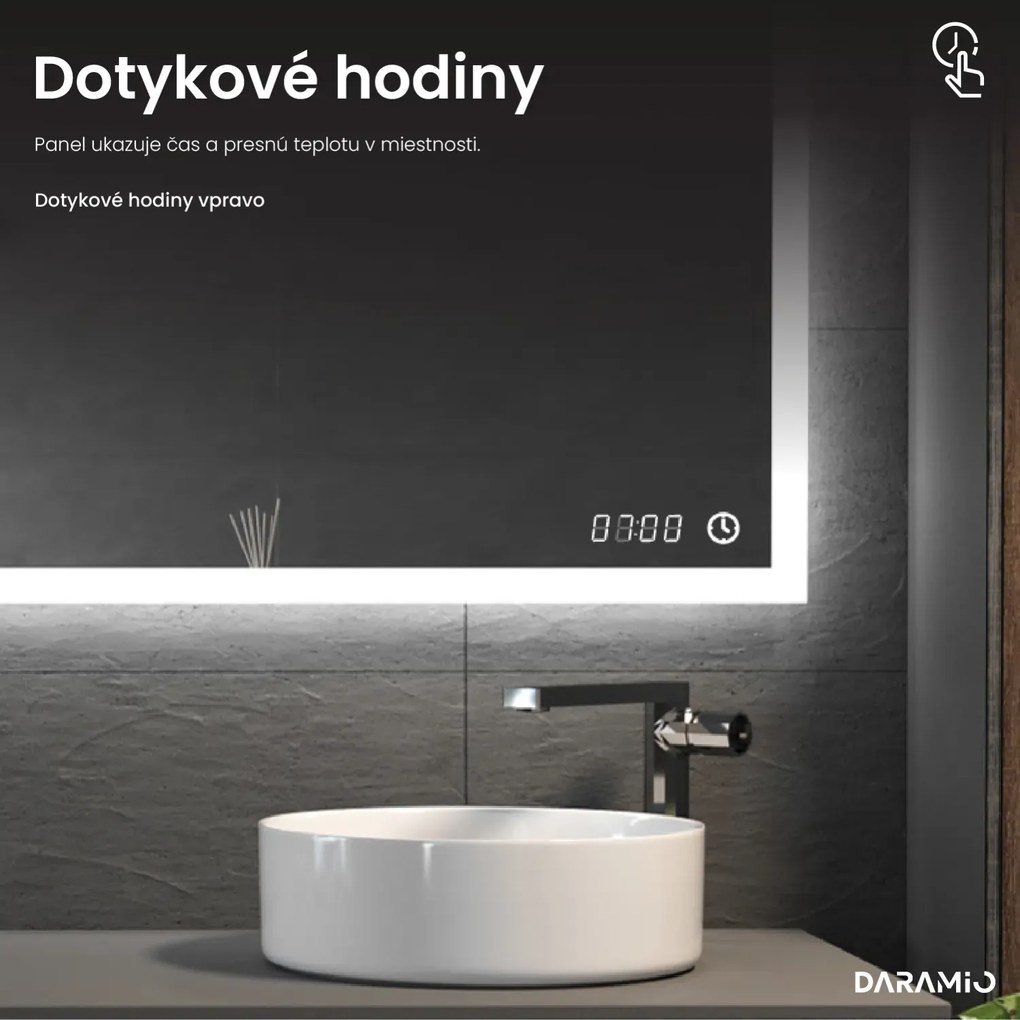 Okrúhle zrkadlo s LED svetlom E3