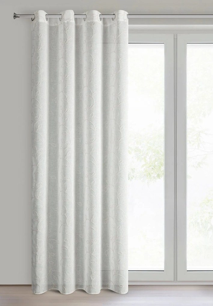 ZÁVES NA KRÚŽKOCH ILENA 140X250 CM VZOROVANÁ