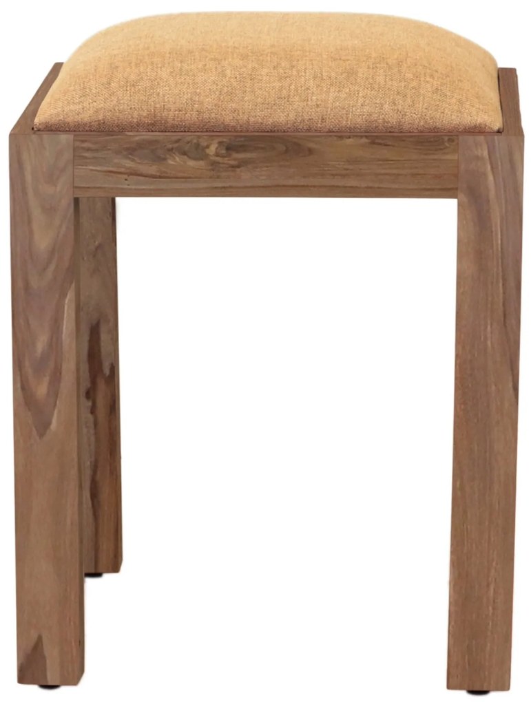 furniture-nabytek.cz - Drevený taburet s poťahom 40x45x40