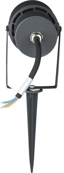 LED Vonkajšia lampa LED/12W/100-240V IP65 3000K šedá