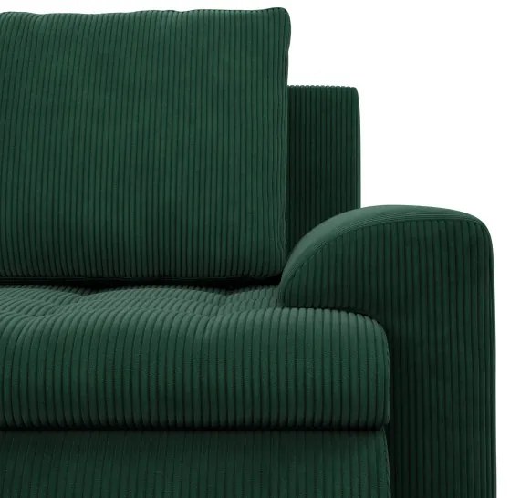 Trojmiestna rozkladacia sedačka FORESTA fľaškovo zelená