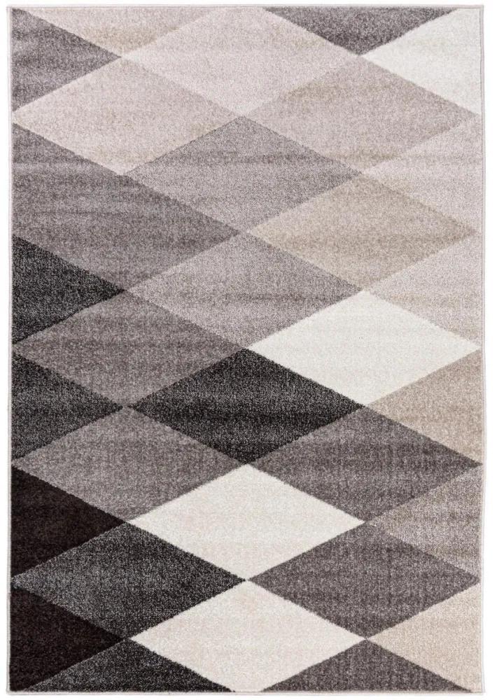 Kusový koberec Karo béžovohnedý 80x150cm