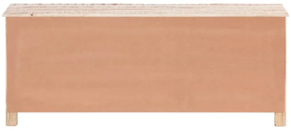 furniture-nabytek.cz - Masivní TV stolek Caribou z mangového dřeva, lakovaný, přírodní barva – 150×50×60 cm