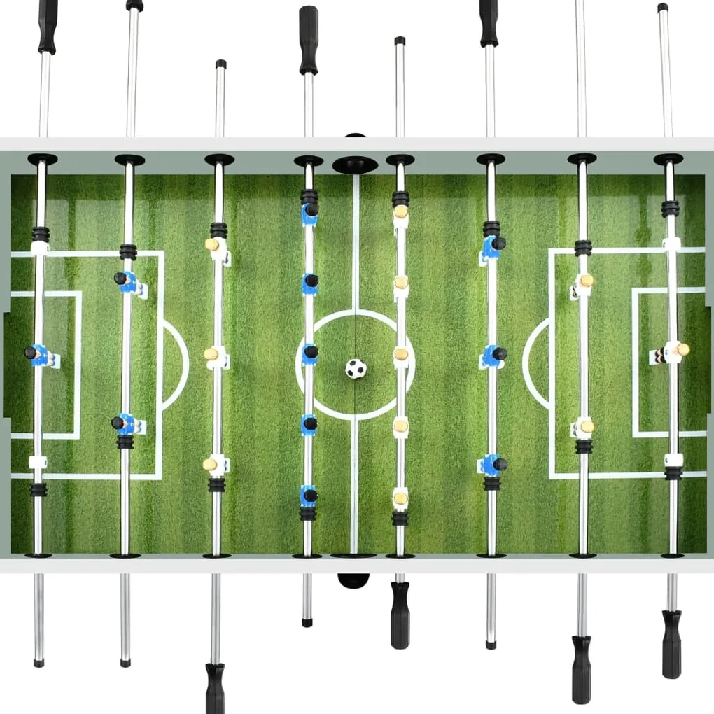 Stolný futbal oceľ 60 kg 140x74,5x87,5 cm biely
