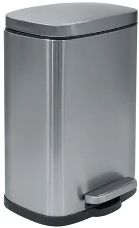 Spirella Spirella pedálový odpadkový kôš akira kartáčovaná nerez oceľ soft-close 12 l 10.21564