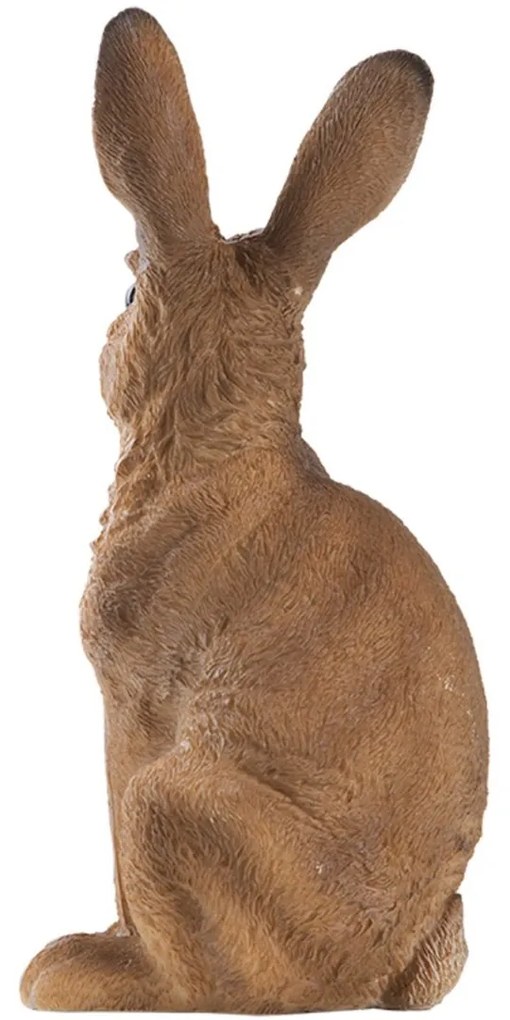 Záhradná figúrka z polyresinu Mat, 23 cm, hnedá