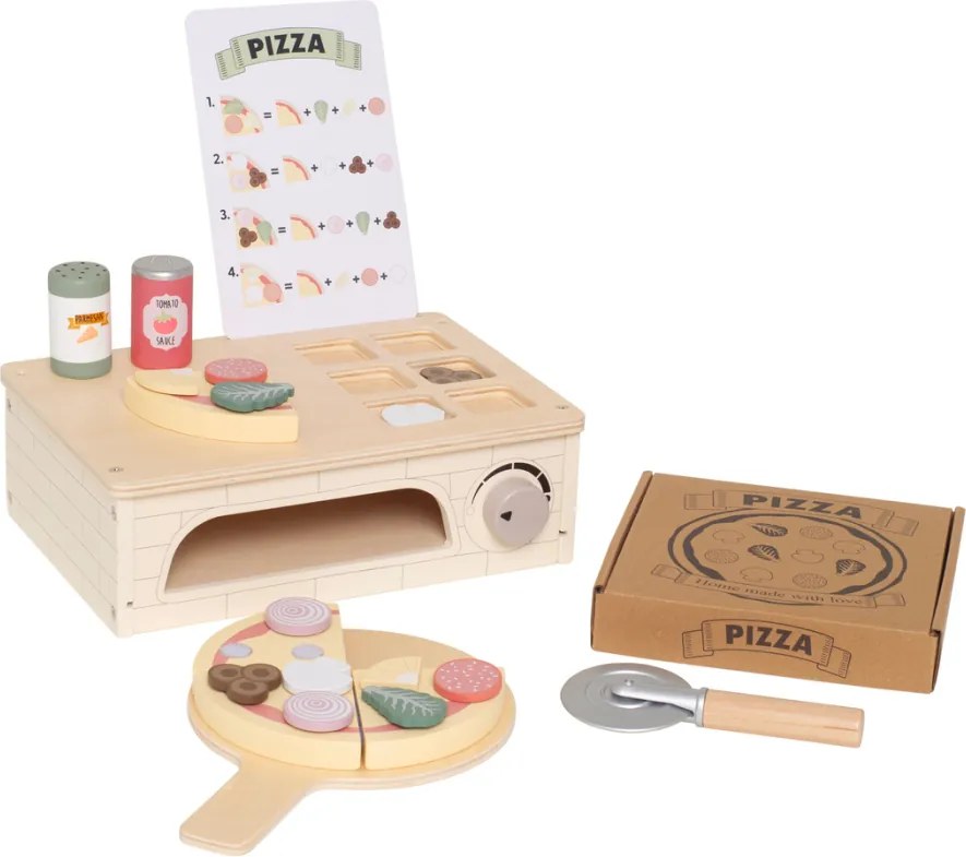 Drevená pec na pizzu pre deti – Jabadabado