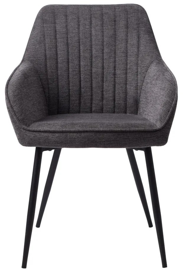 Tmavosivá jedálenská stolička Nolan – Unique Furniture