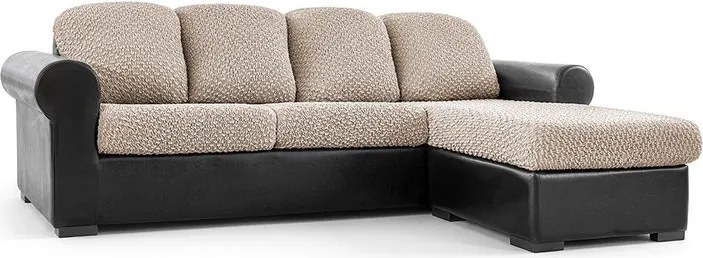 Bielastické poťahy MODULO béžové sedák M (40-59 cm x 81-130 cm)