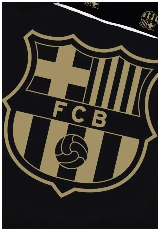 Futbalové obliečky FC Barcelona Gradient Black 140x200/70x90 cm