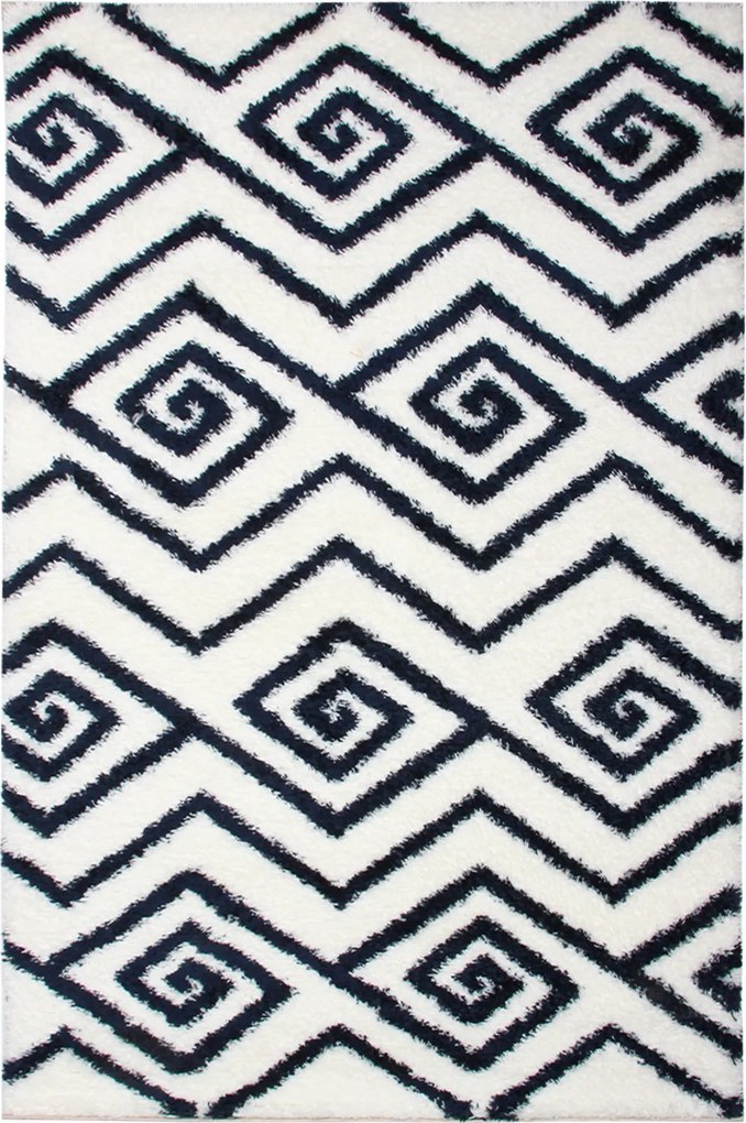 Koberec Boho 638 CREAM/NAVY BLUE rozmery koberec: 160x220 cm