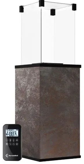 Panelový ohrievač Oxide Nero