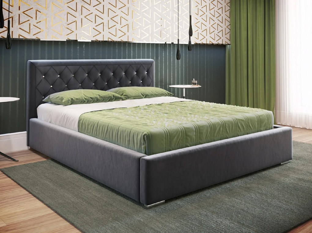 PROXIMA.store - Čalúnená posteľ VENEZIA - farba na mieru - 120/140/160/180 Veľkosť postele: Pre matrac 180 x 200 cm