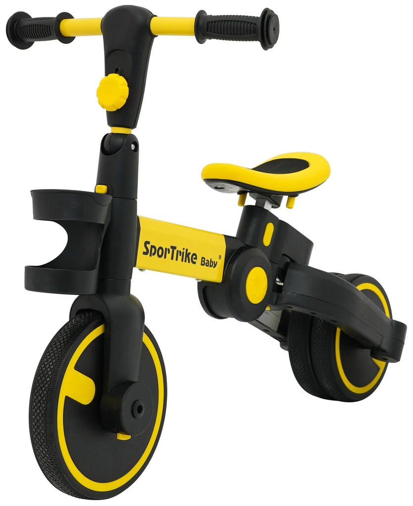 Odrážadlo Happy Bike 3v1 Sportrike ZSP.B68 - žlté