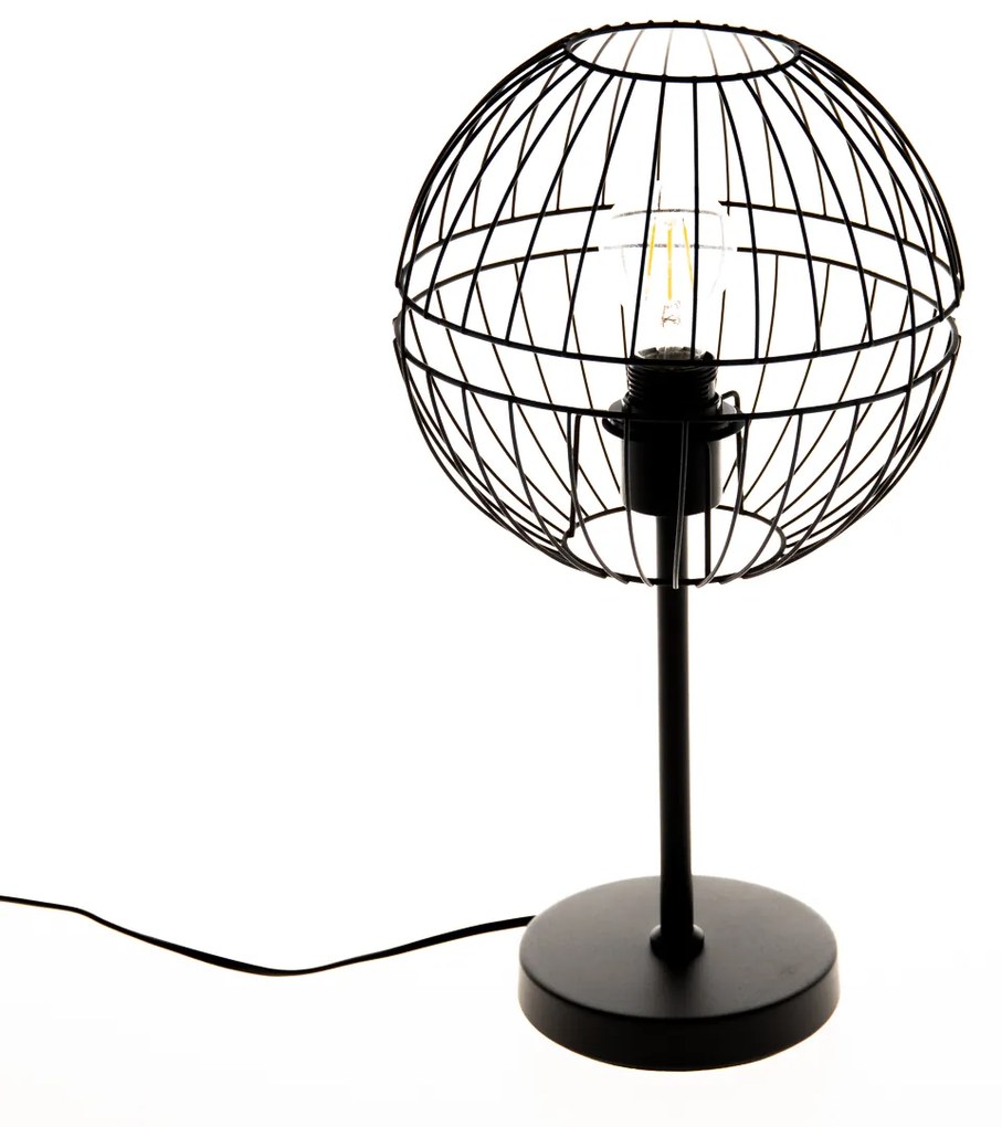 Moderná stolná lampa čierna - Sphaera