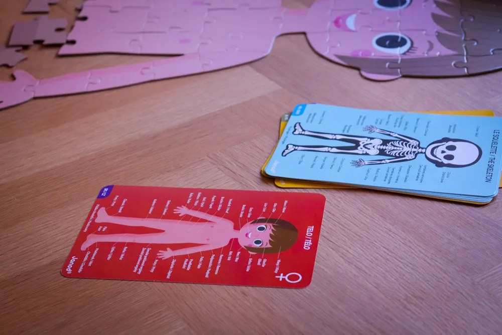 Vzdelávacie puzzle - Ľudské telo - 50, 75, 100 ks