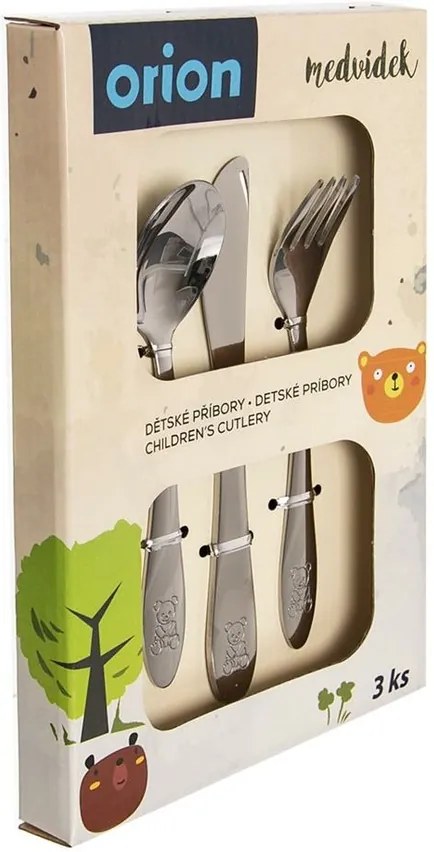 Sada jedálenských príborov - detské ORION BEAR (3ks)
