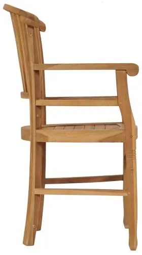 vidaXL Záhradné stoličky 2 ks tíkový masív-