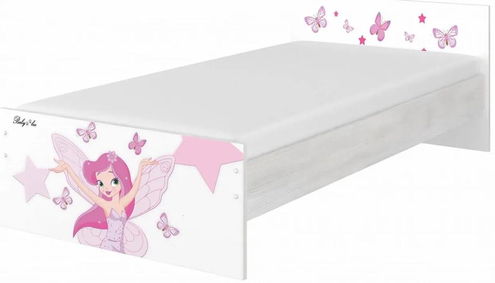 Raj posteli Detská posteľ "Malá princezná" MAX  XL biela