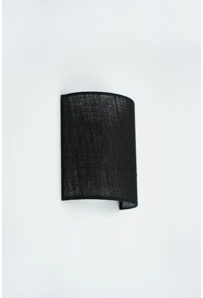 Brilagi - Nástenné svietidlo SEMI 1xE27/15W/230V pr. 20 cm čierna