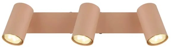 Globo 57911-3P - Bodové svietidlo ROBBY 3xGU10/25W/230V oranžová