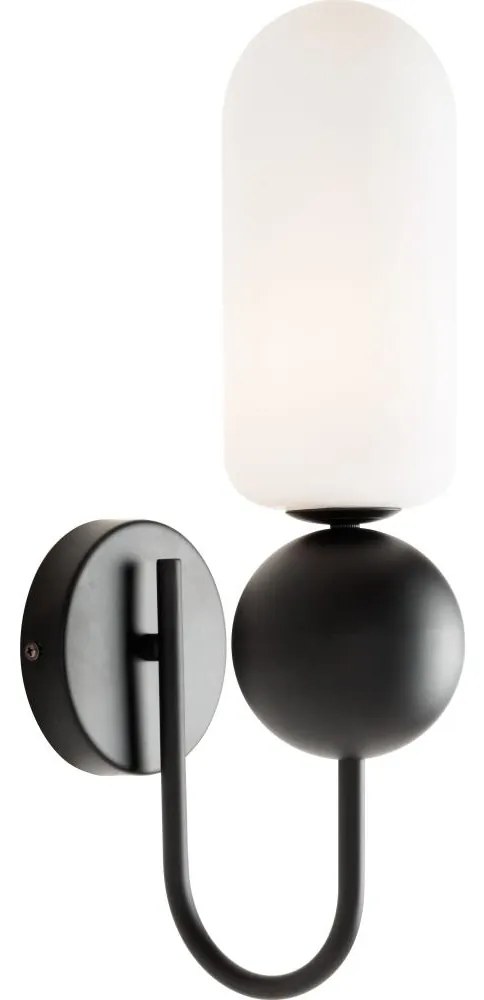 MAXLIGHT W0381 - Nástenná lampa ROMA 1xG9/12W/230V čierna