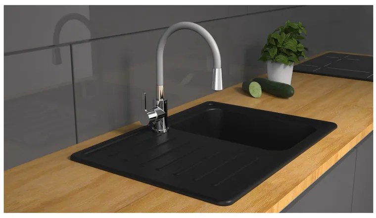 Eisl Kuchynská batéria Flexo, s funkciou Cold-Start (chróm/sivá)  (100335792)