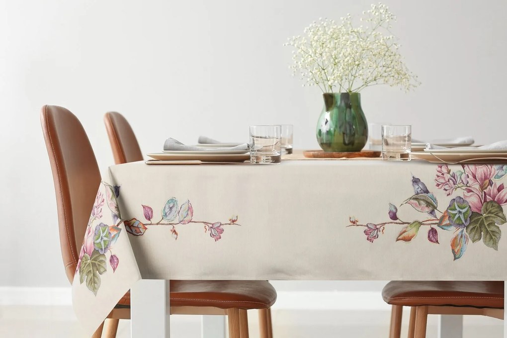 GOBELÍNOVÝ OBRUS NAT 140X180CM VZOROVANÝ