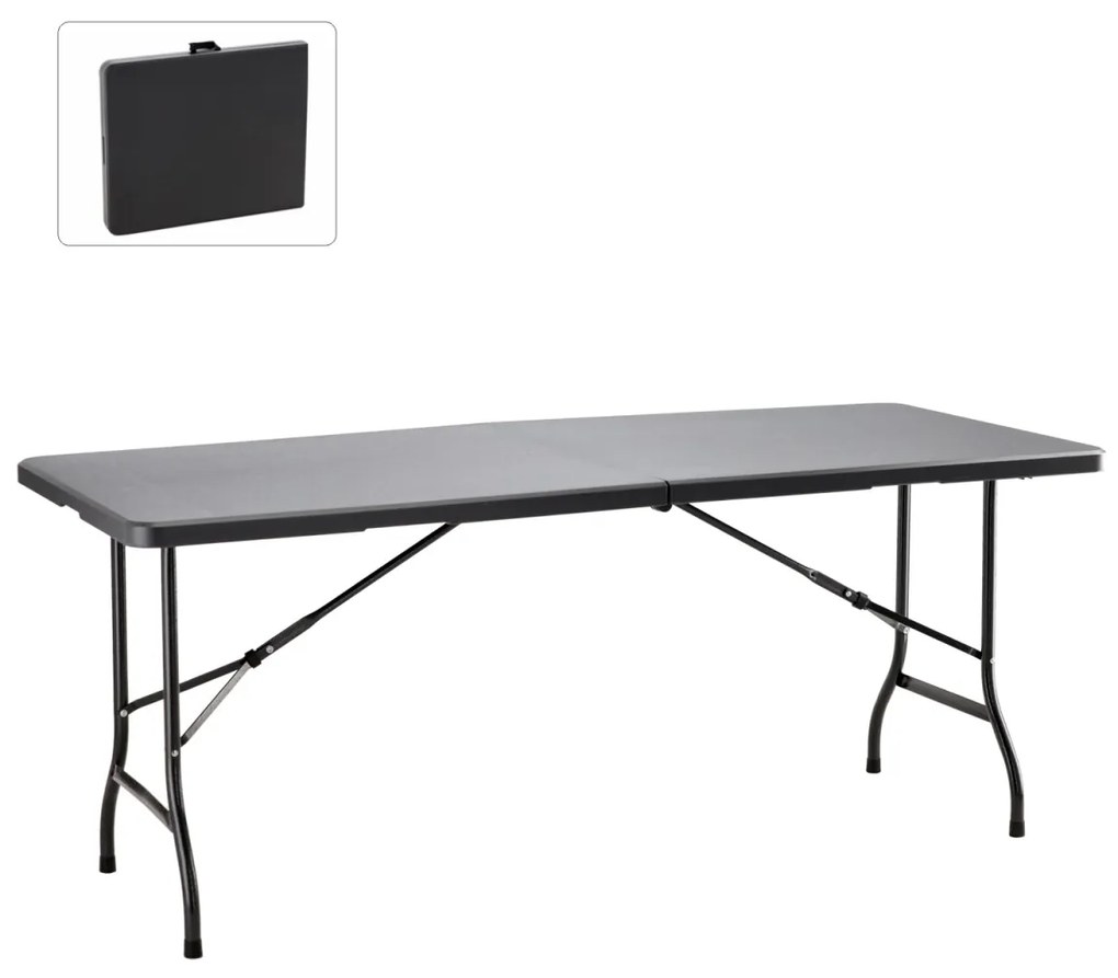 Skládací cateringový stůl PEGGY 180 cm šedý