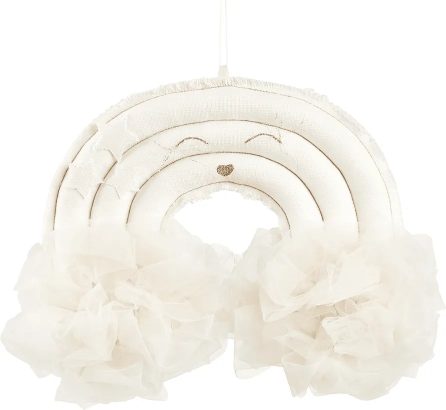 Závesná dekorácia dúha vanilka 35x27x12cm