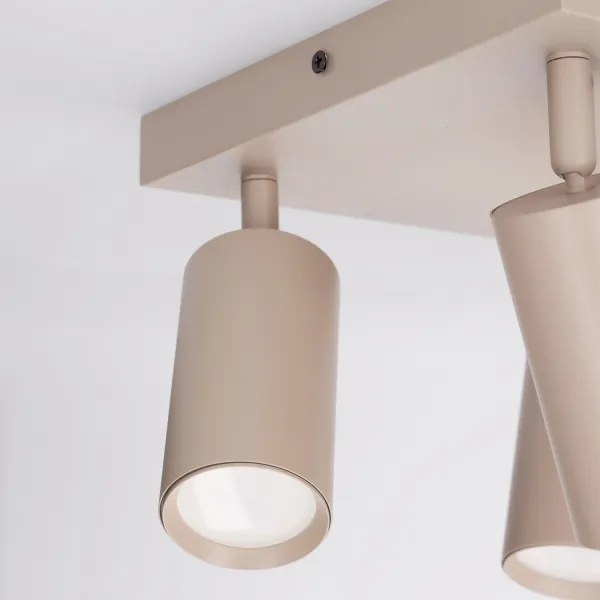 BRILAGI - LED RGBW stmievateľné bodové svietidlo SELE SQUARE 4xGU10/6,5W/230V béžové