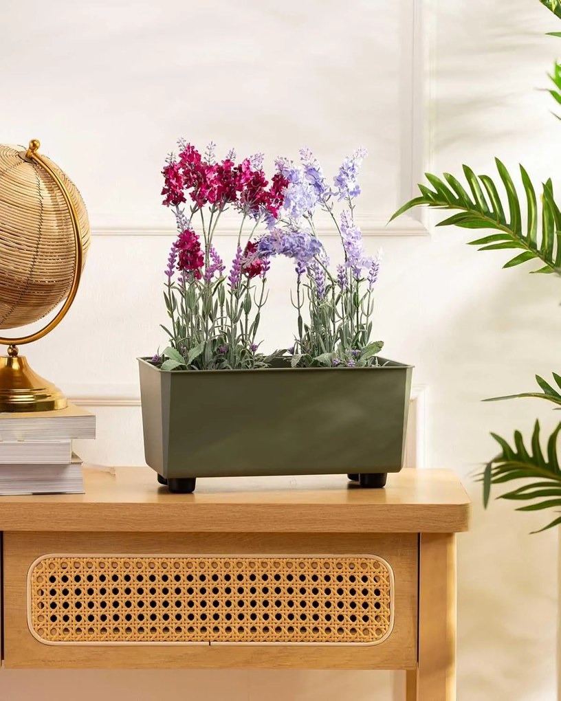 Truhlík s nožičkami Salvia 28,5x17 cm - výber z 8 prevedení