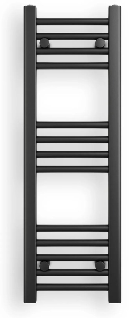 Erga Puerto, vykurovacie teleso 900x300 mm, 300W, čierna matná, ERG-LAV-GRZE-BK-3090