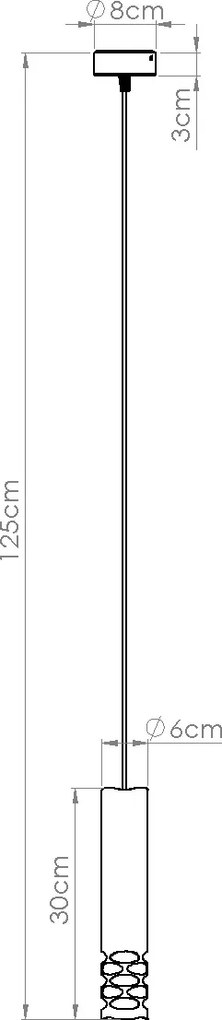 Závesné svietidlo Liro, 1x biele kovové tienidlo