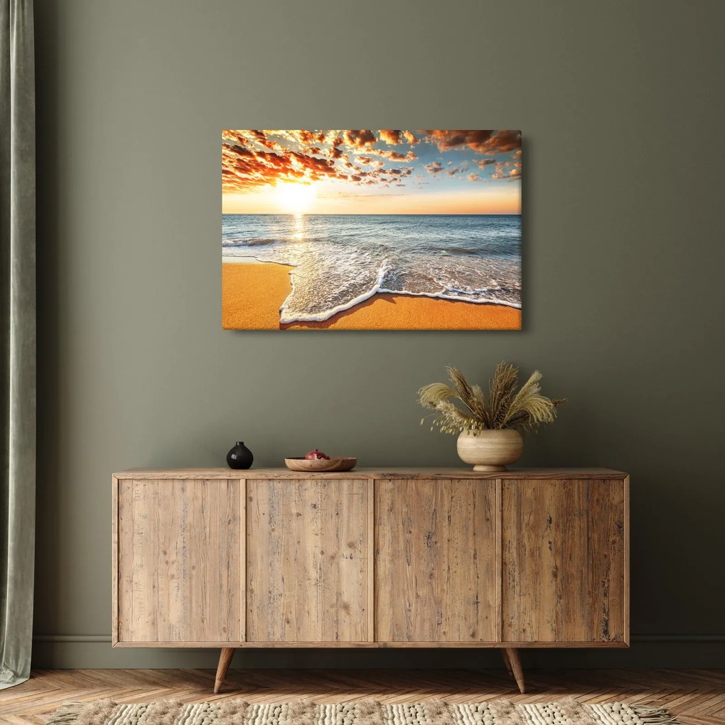 Obraz - Východ slnka (90x60 cm)