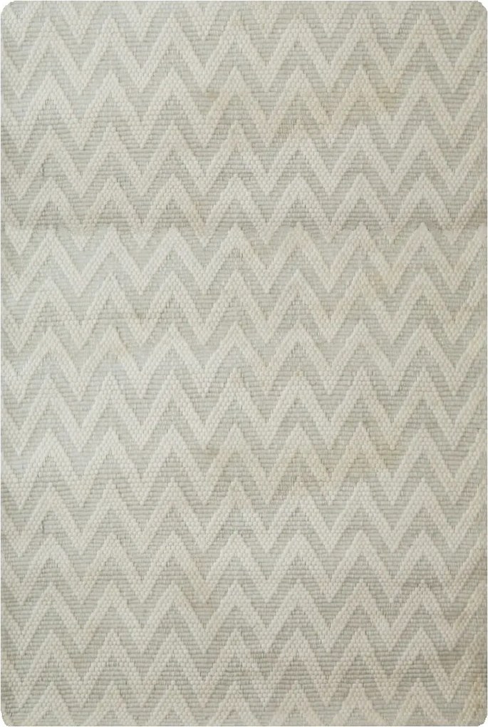 Asra, Kusový ručne tkaný koberec Woolen 5 White, 150x240, biela, obývacia izba