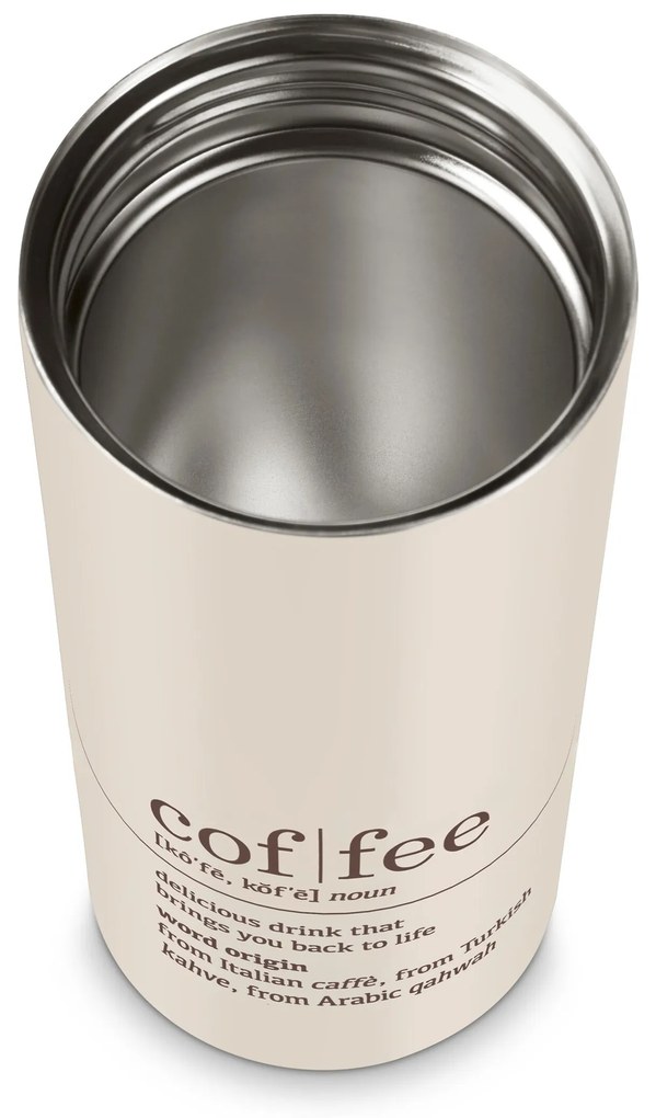 Cestovný hrnček na kávu TO GO, Coffee Dictionary