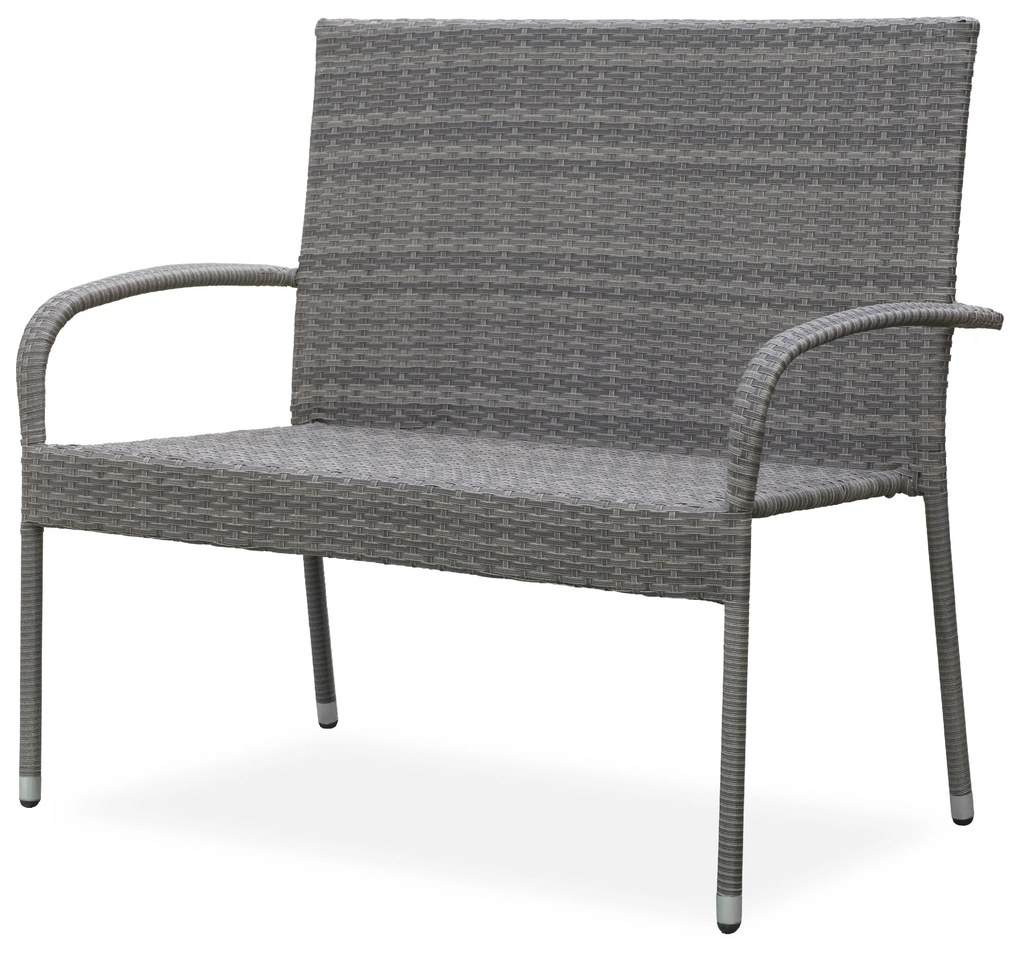 Noela Záhradná ratanová lavica Paris PREMIUM