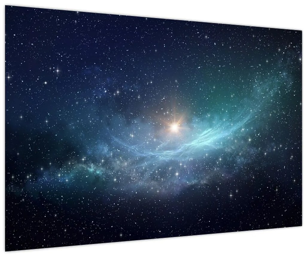 Obraz - Hviezdy a hmlovina (90x60 cm)
