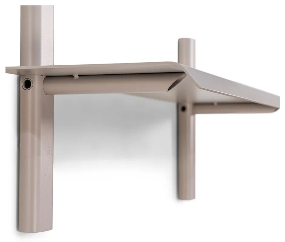 Taupe kovová polica 60 cm Hola – Spinder Design