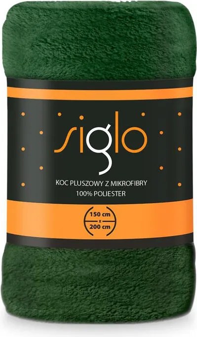 Mikroplyšová deka SIGLO machová 150 x 200 cm