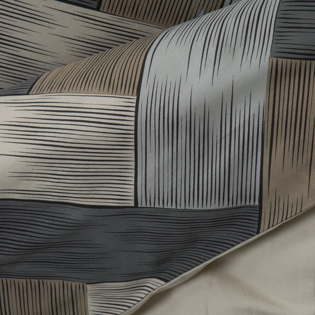 SATÉNOVÉ POSTEĽNÉ OBLIEČKY SPRING15 220X200 CM, 2 KS 70X80 CM VZOROVANÉ