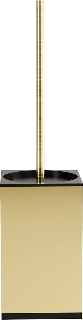 Rea Til, kovový stojan na WC s kefou, zlatá matná, REA-88099