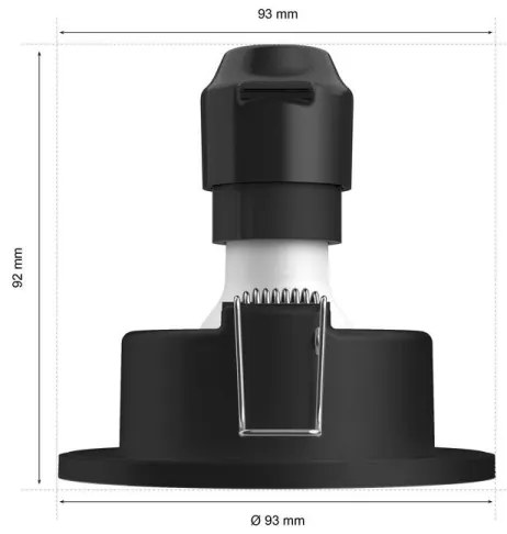 Philips-LED RGBW Stmievateľné kúpeľňové svietidlo Hue XAMENTO GU10/5,7W/230V IP44